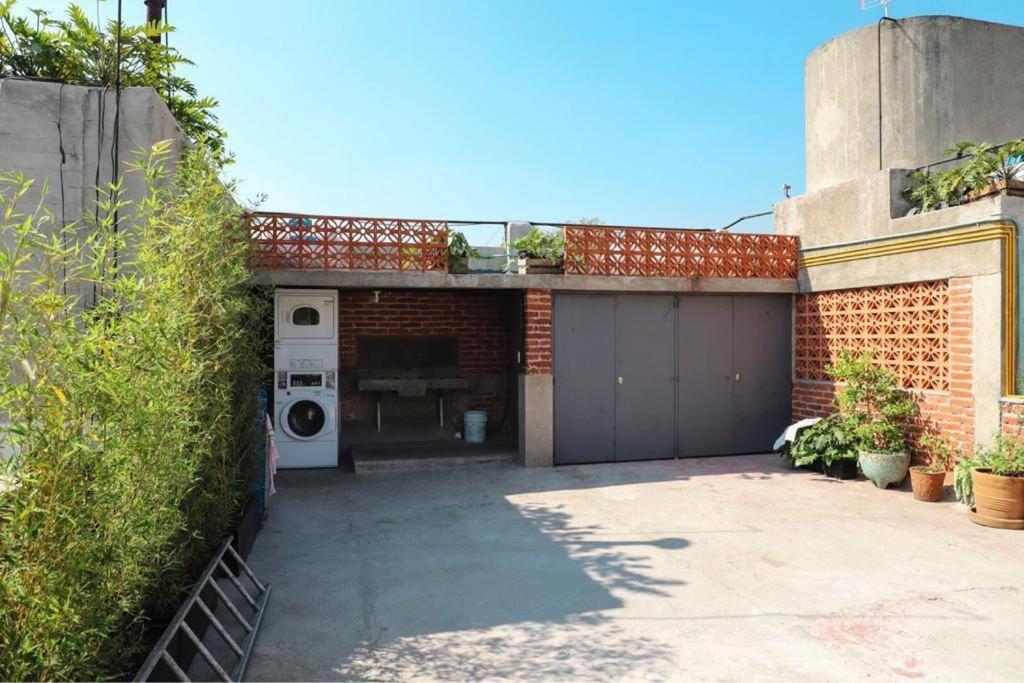 New Mex Inspired Bo-Ho Chic Apartment With Private Patio And Roof Terrace Mexico by Eksteriør bilde